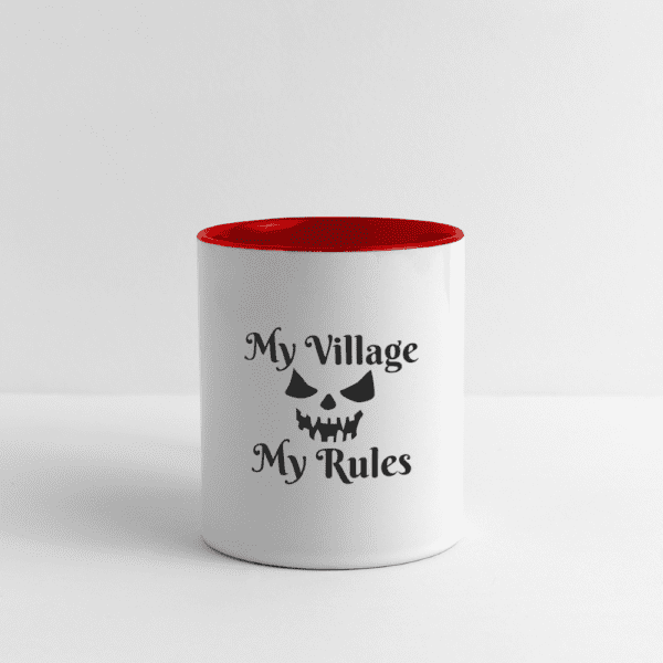 My Village, My Rules Mug Org/White - Image 2